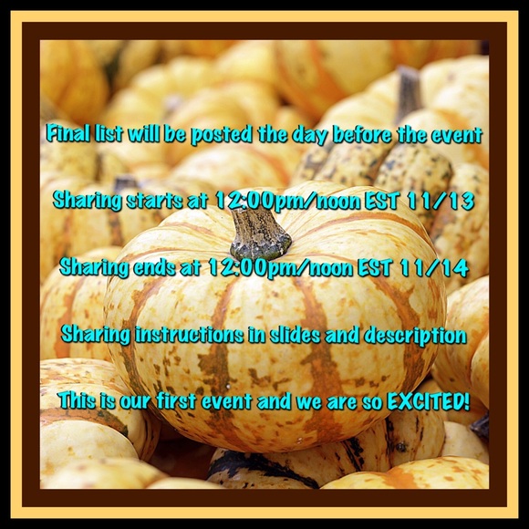 THANK YOU ALL🍁FOR A WONDERFUL🍁POSH-GIVING EVENT - Picture 4 of 6